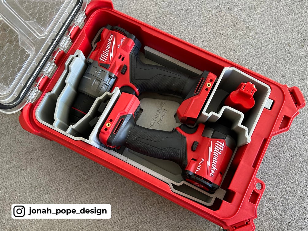 Packout Insert For M18 Gen 4 Drill and Impact Driver - Jonah Pope