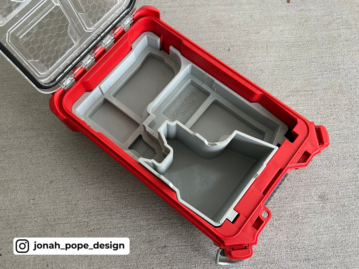 Packout Organizer Insert For M12 Gen 3 Drill - EVA Foam Liner For Milwaukee Tool Box 48-22-8435