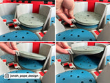 Packout Tool Box Insert For 6" Sanding Discs - Jonah Pope Design (JP-SD)