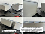 Slimline Packout Drawers Organizer Tubs Inserts (Gray/White) - Jonah Pope Design (JPD-OT)