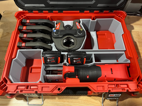 Packout Small Toolbox Insert for M18 ProPress with Jaws up to 2" (MPP18 TB mini)