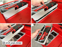 Slimline Packout Drawer Insert for M12 Fuel Multi Tool - Jonah Pope Design (JPD-MT)