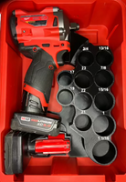 Packout Insert for M12 1/2” Stubby Impact Wrench and Lug Nut Sockets (SHWASH)