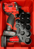 Packout Insert for M12 1/2” Stubby Impact Wrench and Lug Nut Sockets (SHWASH)