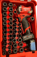 Packout Insert For M12 Stubby 3/8" Impact Wrench + 43-piece Impact Socket Set (SWASH)