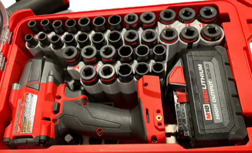 Packout Insert For M18 Mid Torque 3/8” Impact Wrench w/ 43-Piece Impac