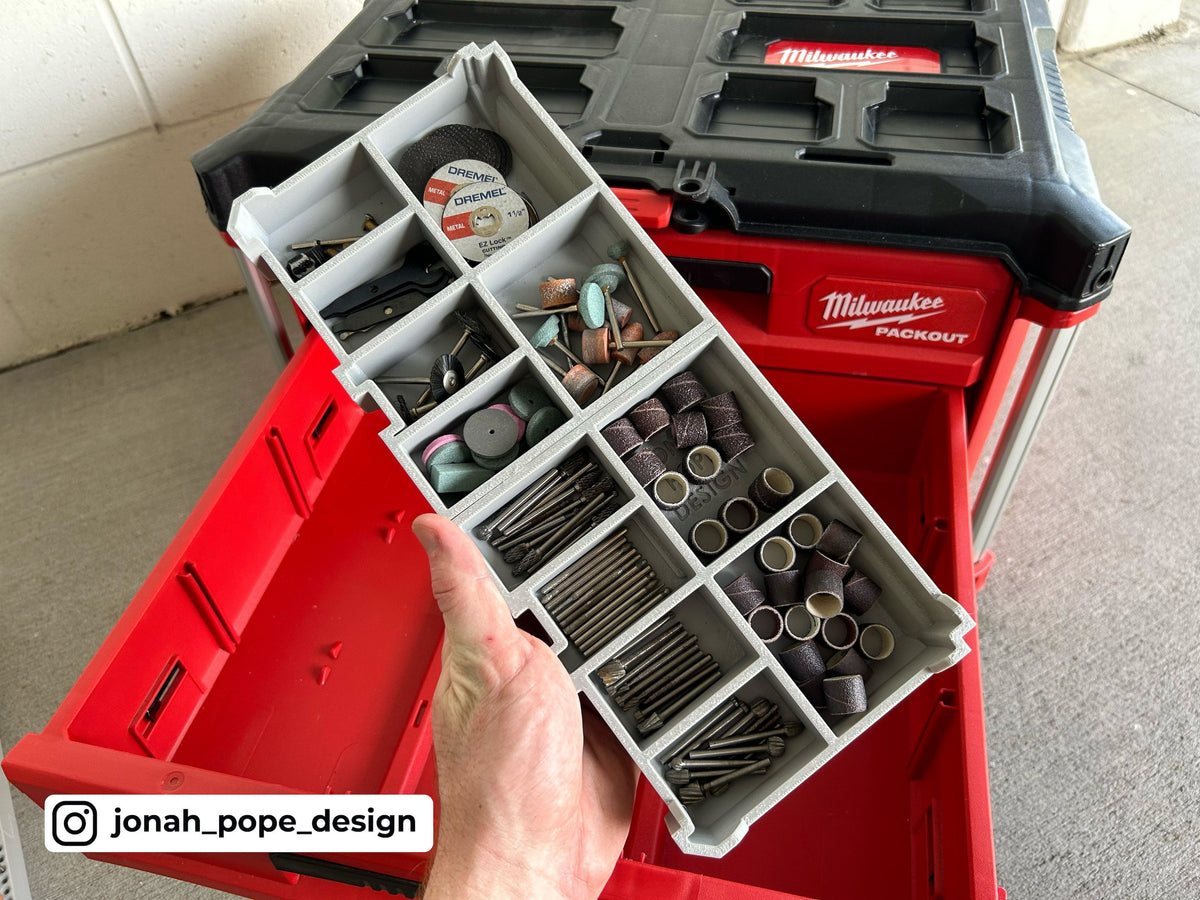 Slimline Packout Drawer Insert for Dremel 8220 - Jonah Pope Design (JP ...